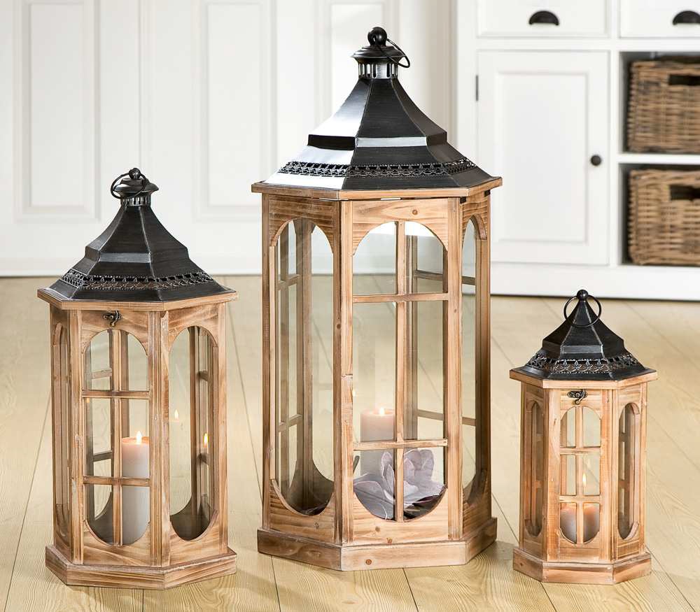 Laterne - Sechseckig