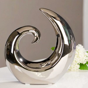 Skulptur - Creek - Silber