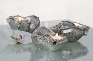 Teelichtleuchter - Seashell