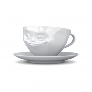 KaffeeTasse-Grins-Weiß